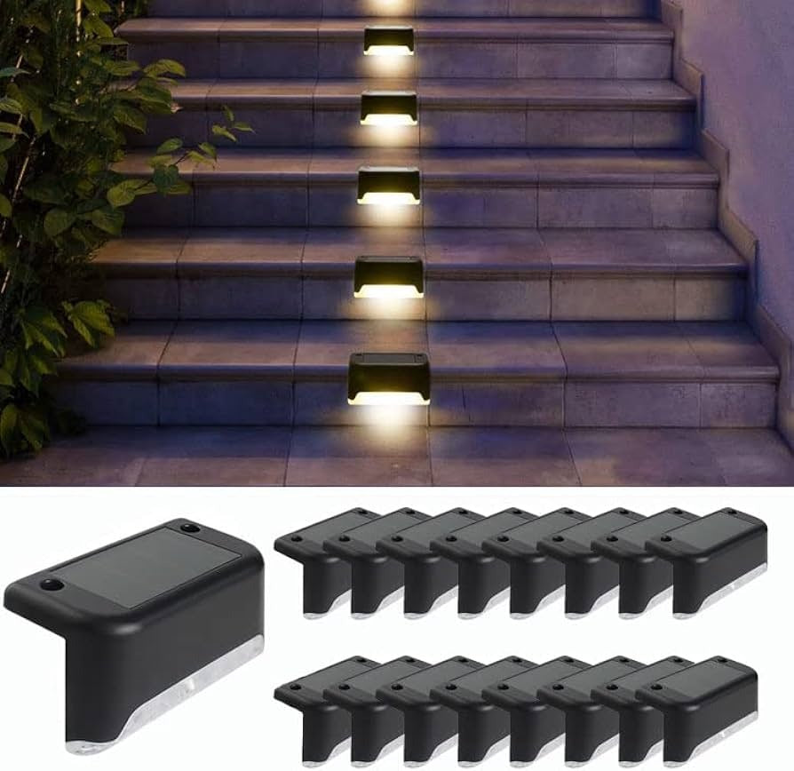 PACK DE 4 APLIQUES SOLARES LED